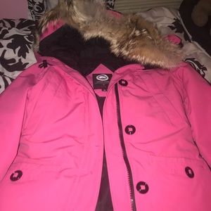 Hot Pink Midi Winter Canada Goose